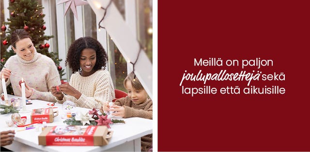 Collagekuva joulupallot