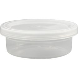 Kannelliset muovipurkit