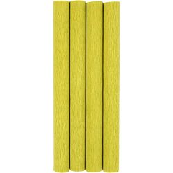 Kreppipaperi, arkki 25x60 cm, Jonka joustavuus: 180%, 105 g, vaaleanvihreä, 4ark/ 1 pkt