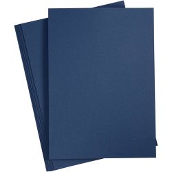 Kartonki, A4, arkki 210x297 mm, 220 g, sininen, 10 kpl/ 1 pkt