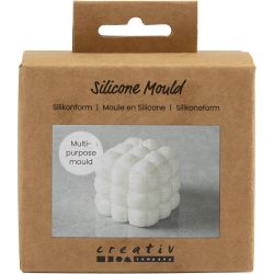 Silikonimuotti, Kuplakuutio, Kork. 5 cm, Lev: 6 cm, halk. 6 cm, 1 kpl/ 1 pkt