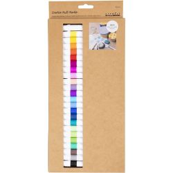 Creative Multi Marker -Tussi, paksuus 4 mm, värilajitelma, 24 kpl/ 1 pkt