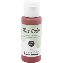 Plus Color- Askartelumaali, viininpunainen, 60 ml/ 1 pll