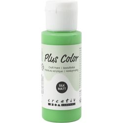 Plus Color- Askartelumaali, kirkas vihreä, 60 ml/ 1 pll