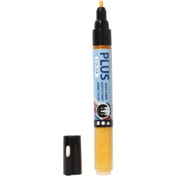 Plus Color -tussi, Pit. 14,5 cm, paksuus 1-2 mm, auringonkeltainen, 5,5 ml, 1 kpl