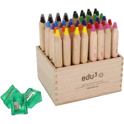EDU first värikynät, Pit. 12 cm, kärki 8 mm, 48 kpl/ 1 pkt