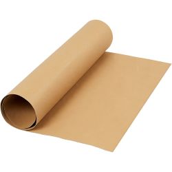 Nahkapaperi, Lev: 50 cm, yksi värillinen, 350 g, vaaleanruskea, 1m/ 1 rll