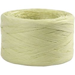 Raffia- Paperinaru, 7-8 mm, vaaleanvihreä, 100m/ 1 rll