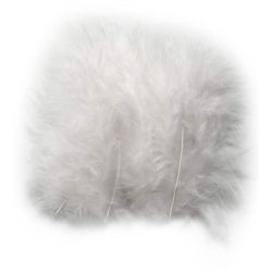 Höyhenet, 5-12 cm, valkoinen, 15kpl/ 1 pkt