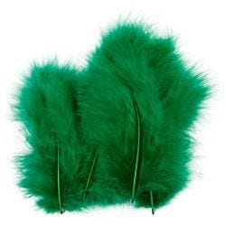 Höyhenet, 5-12 cm, vihreä, 15kpl/ 1 pkt