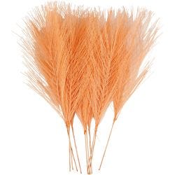 Keinotekoiset höyhenet, 15 cm, 8 cm, oranssi, 10kpl/ 1 pkt