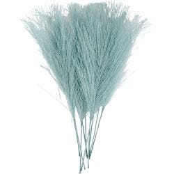 Keinotekoiset höyhenet, 15 cm, 8 cm, turkoosi, 10kpl/ 1 pkt