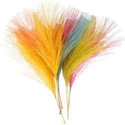 Keinotekoiset höyhenet, 15 cm, 8 cm, värilajitelma, 10kpl/ 1 pkt