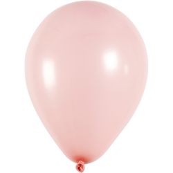 Ilmapallot, pyöreät, 23 cm, vaaleanpunainen, 10kpl/ 1 pkt