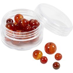 Akaattikivihelmet, koko 1x10, 12x8, 15x6 mm, aukon koko 0,9-1 mm, polt. orange, punainen, 28kpl/ 1 pkt