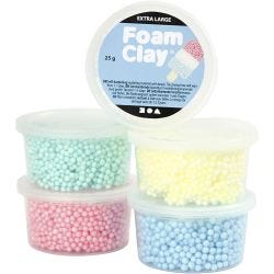 Foam Clay Extra Large, värilajitelma, 5x25 g/ 1 pkt