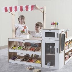 Kolmiosainen VIGA-ruokakauppa