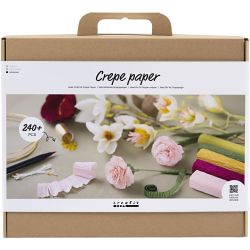 Askartelusetti Maxi Kreppipaperi

, Kukat, Jonka joustavuus: 180%, 105 g, 1pkk/ 1 pkt