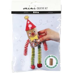 Askartelusetti Mini, Klovni wc-paperirullasta, 1 pkk/ 1 pkt