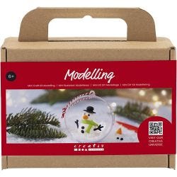 Askartelusetti Mini Muovailu, Lumiukko, 1 pkk/ 1 pkt