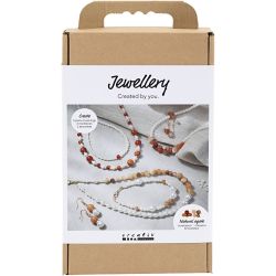 Askartelusetti Korut, beige, polt. orange, helmiäisvalk., 1pkk/ 1 pkt