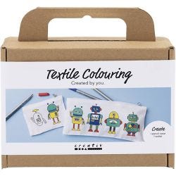 Askartelusetti Mini Tekstiilien Värittäminen