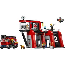 LEGO® City Paloasema ja Paloauto