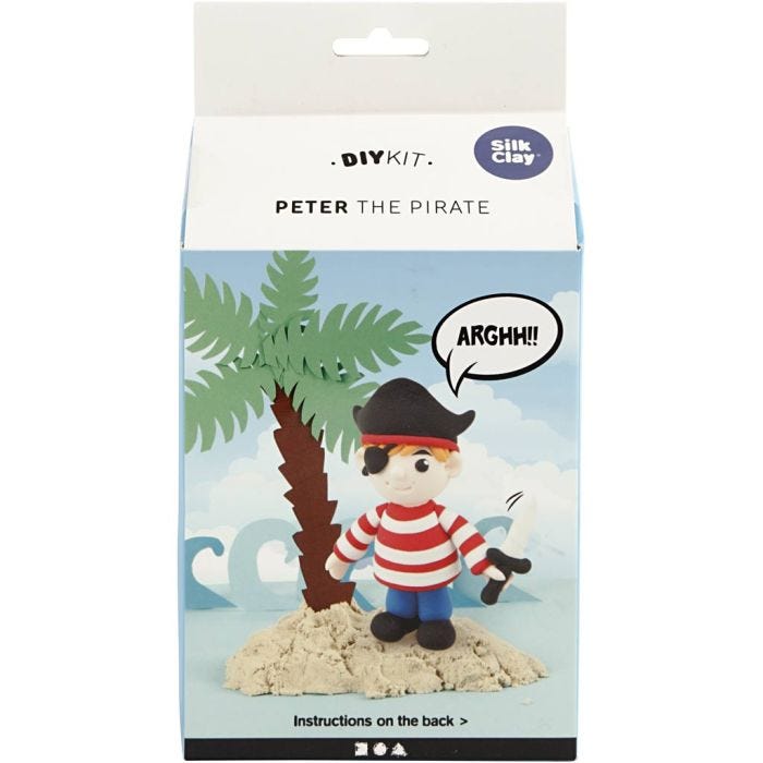 DIY-askartelupakkaus, Peter the Pirate, 1 pkk/ 1 pkt