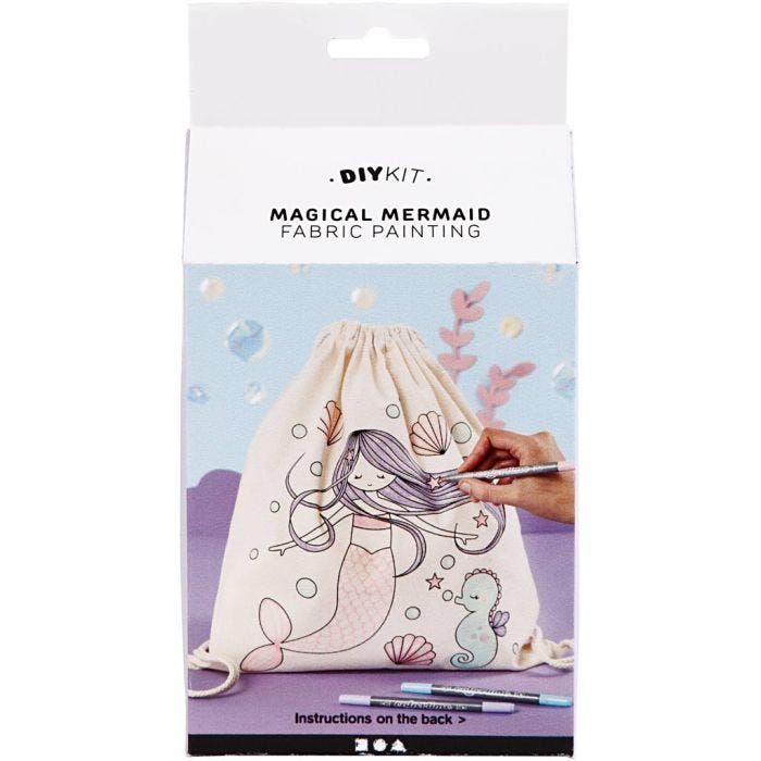 DIY-askartelupakkaus, merenneito, 1pkk/ 1 pkt