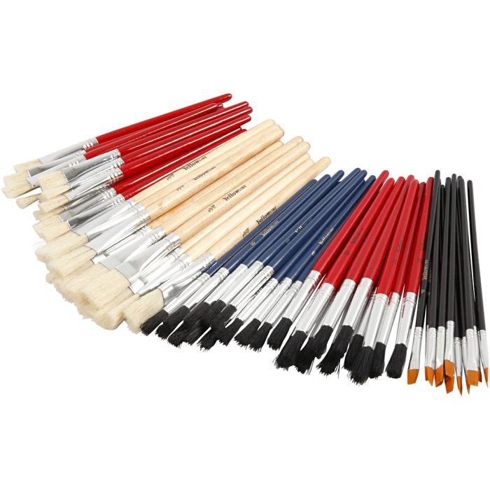 YellowLine Sivellinsetti, nro 4+8+10+12+3/4, 60 kpl/ 1 pkt