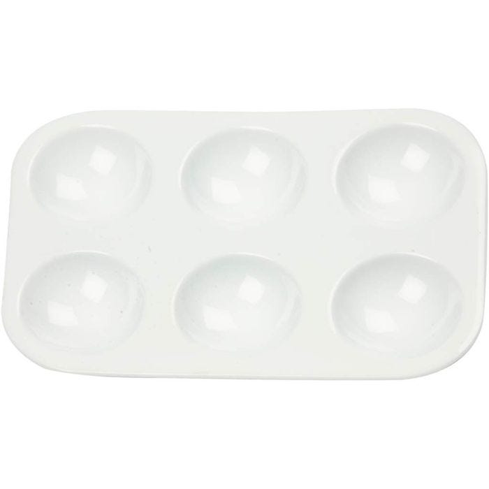 Paletti, 6-lokeroinen, koko 13x8,5 cm, valkoinen, 10kpl/ 1 pkt