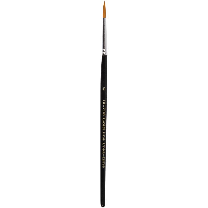 Gold Line -siveltimet, 8, Pit. 18,5 cm, Lev: 3 mm, pyöreät, 12kpl/ 1 pkt