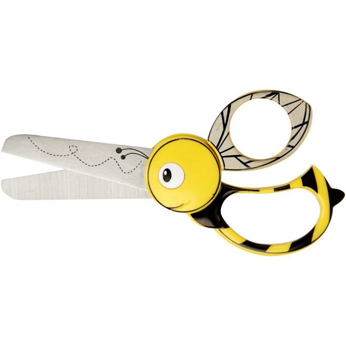Lasten Eläinsakset, mehiläinen, Pit. 13 cm, 1 kpl