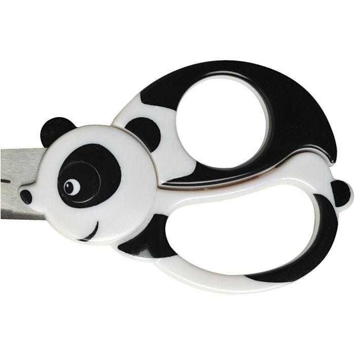 Lasten Eläinsakset, panda, Pit. 13 cm, 1 kpl