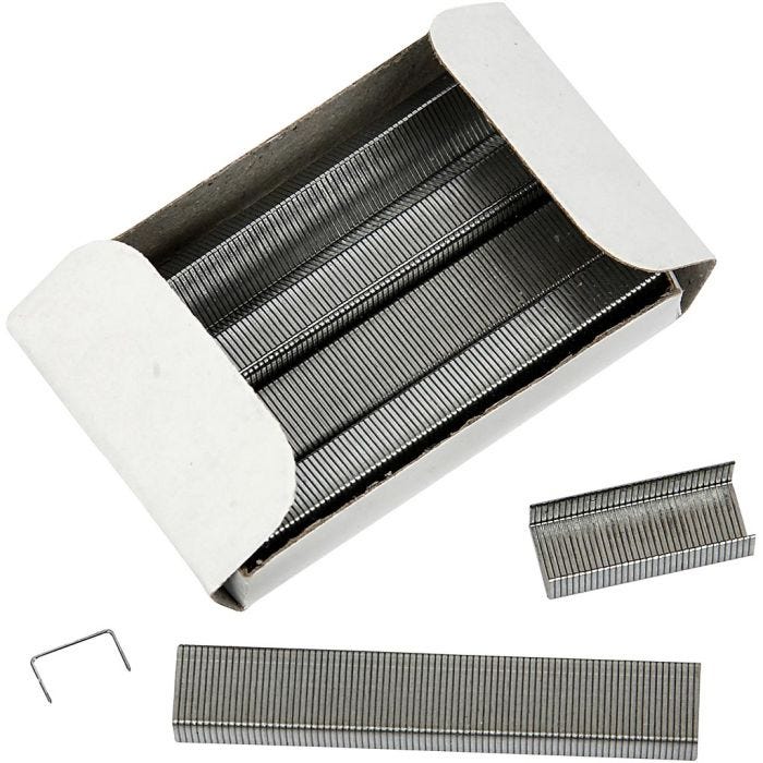Nitojan niitit, nro 6/4, Lev: 6 mm, 10x1000 kpl/ 1 pkt