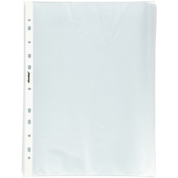 Muovitaskut, aukko ylhäältä, A4, arkki 210x297 mm, 100 kpl/ 1 pkt