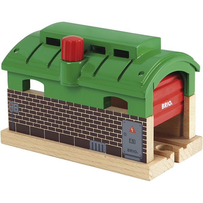 BRIO Junahalli, koko 16x8,2x10 cm, 1 kpl