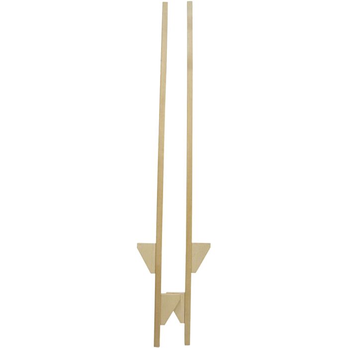 Puujalat, Kork. 180 cm, 2 kpl/ 1 set
