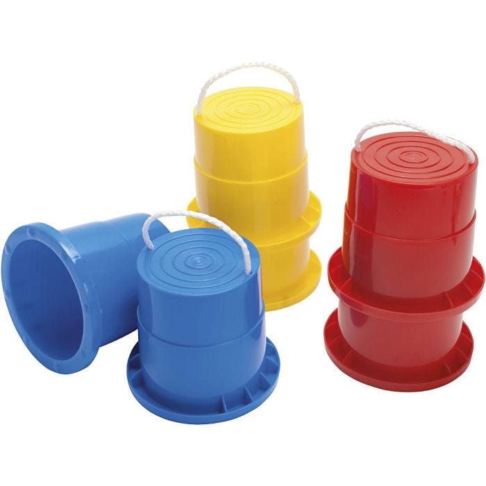 dantoy Ämpärijalat, värilajitelma, 3 pari/ 1 pkt