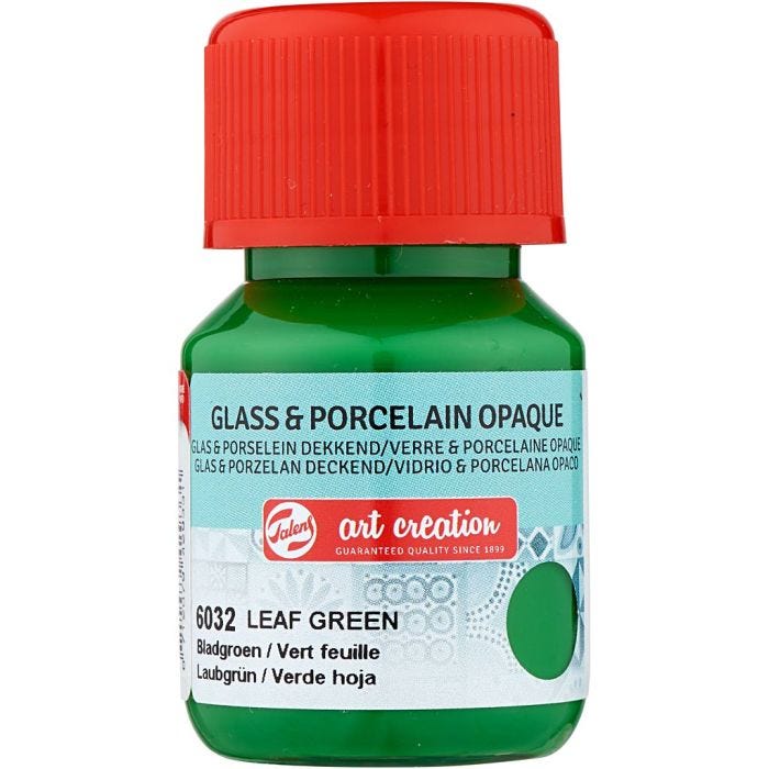 Keramiikka- ja posliinimaali, ruohonvihreä, 30 ml/ 1 pll