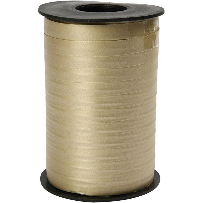 Lahjanauha, Lev: 10 mm, matta, kulta, 250 m/ 1 rll