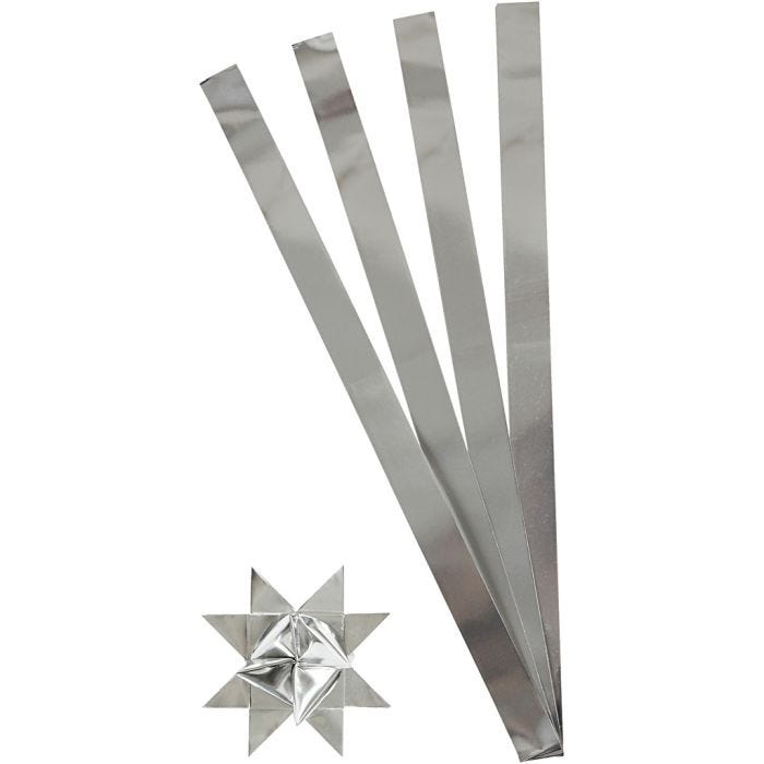 Paperisuikaleet, Pit. 73 cm, Lev: 25 mm, halk. 11,5 cm, hopea, 100suikaleet/ 1 pkt