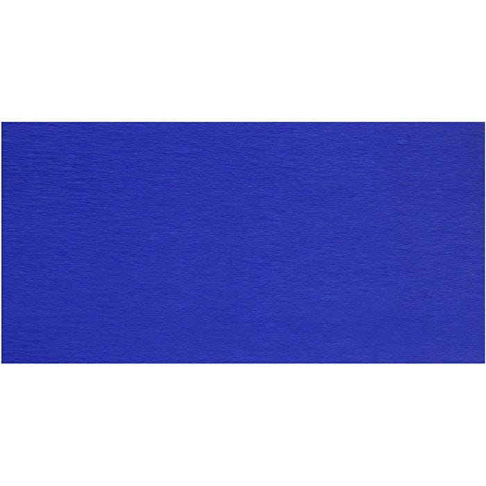 Kreppipaperi, arkki 50x250 cm, sininen, 10 ark/ 1 pkt