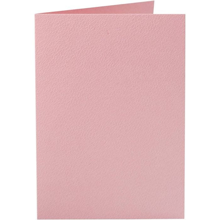 Korttipohja, kortin koko 10,5x15 cm, 220 g, rosa, 10 kpl/ 1 pkt