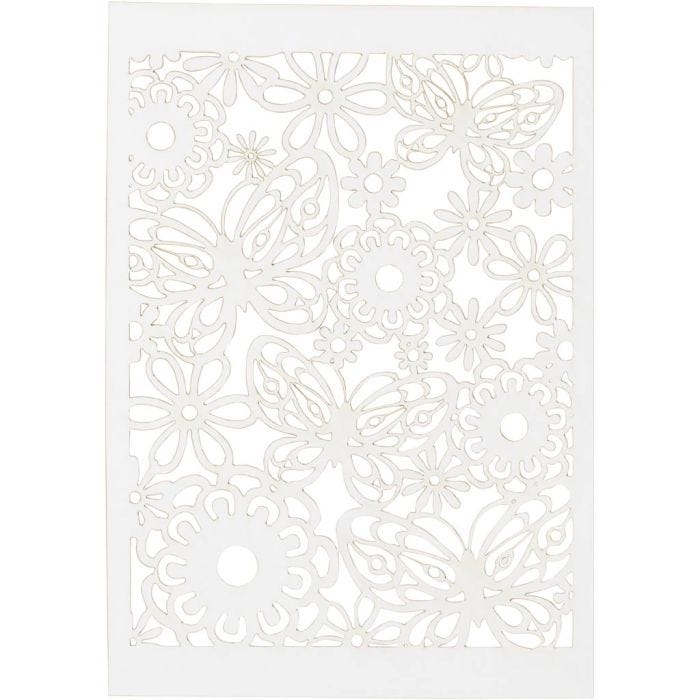 Pitsikartonki, arkki 10,5x15 cm, 200 g, valkoinen, 10kpl/ 1 pkt