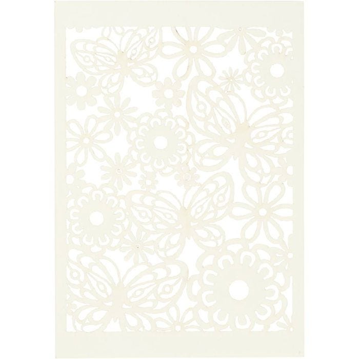 Pitsikartonki, arkki 10,5x15 cm, 200 g, luonnonvalkonen, 10kpl/ 1 pkt