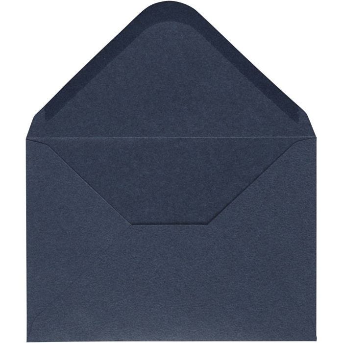 Kirjekuoret, kirjekuoren koko 11,5x16 cm, 110 g, sininen, 10 kpl/ 1 pkt