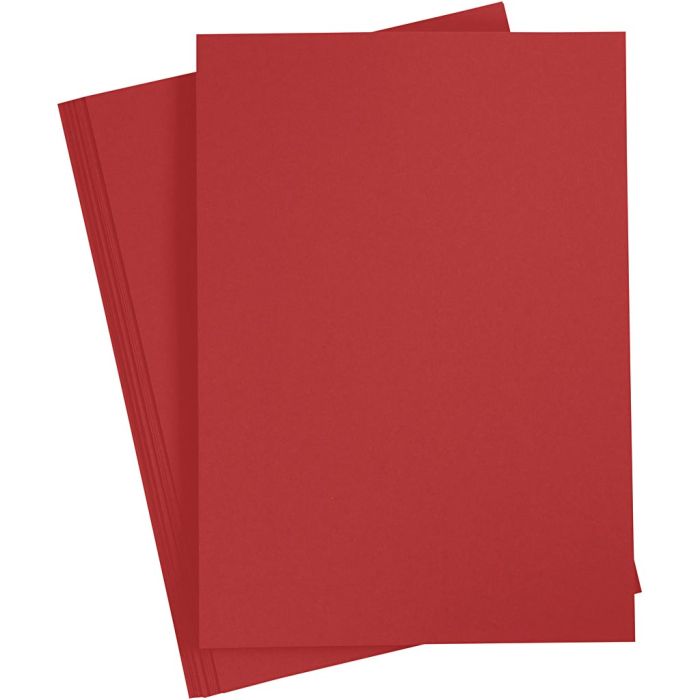 Paperi, A4, arkki 210x297 mm, 80 g, punainen, 20kpl/ 1 pkt