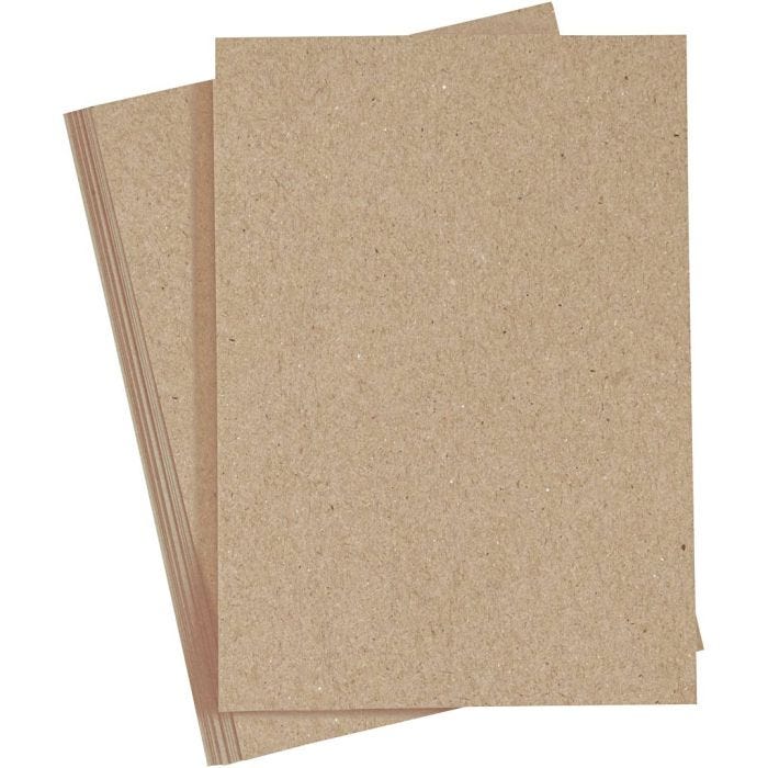 Paperi, A4, arkki 210x297 mm, 120 g, luonnonrusk., 20 kpl/ 1 pkt