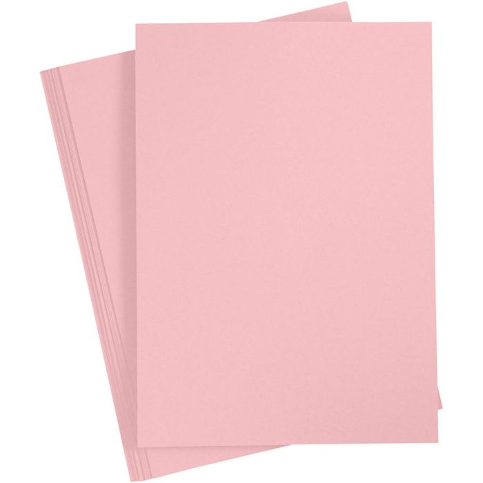 Paperi, A4, arkki 210x297 mm, 80 g, vaaleanpunainen, 20kpl/ 1 pkt